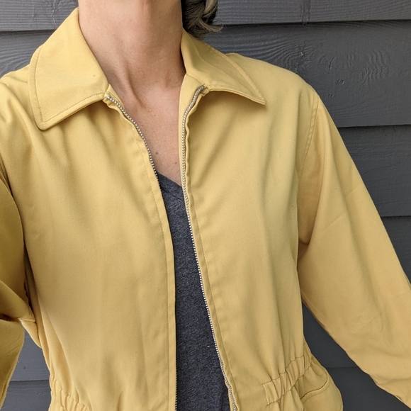 vintage ESPRIT spring weight jacket 90's does 40's S - Picture 3 of 13